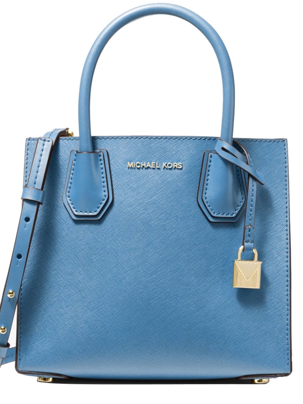Michael Kors Mercer Medium Messenger Crossbody Bag - Pale Blue(NWOT)
